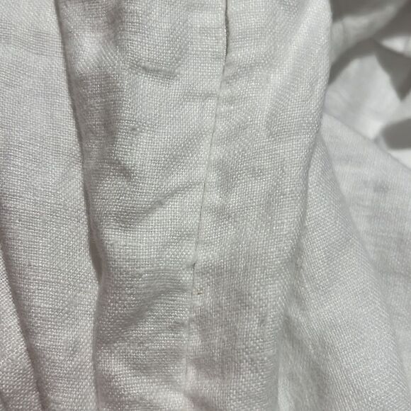 Madewell Square-Neck Mini Dress in 100% Linen in White NWT - Picture 11 of 14